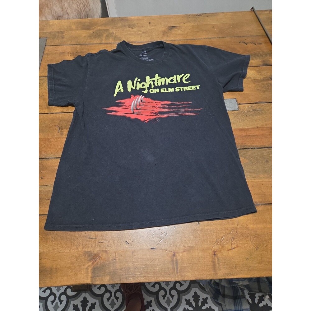 A Nightmare On Elm Street Shirt Mens L Mad Engine Freddy Krueger Double Graphic
